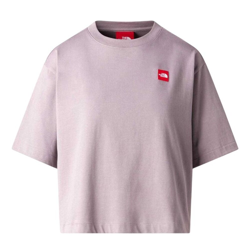 The North Face Womens/Ladies Box Logo Boxy T-Shirt / Gray